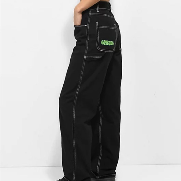 Empyre Black Cargo Pants Size 6 - Picture 1 of 5